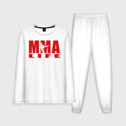 Мужская пижама с лонгсливом хлопок MMA life
