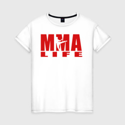 Женская футболка хлопок MMA life