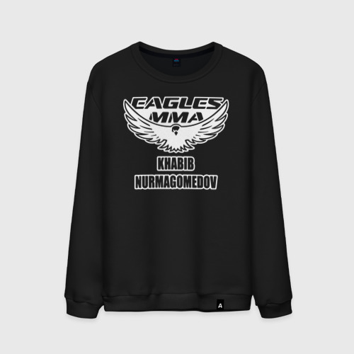 Мужской свитшот хлопок MMA Khabib Nurmagomedov, цвет черный