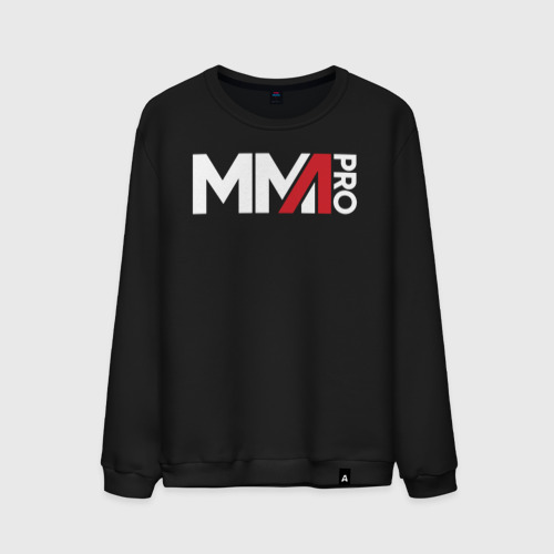 Мужской свитшот хлопок MMA logo, цвет черный