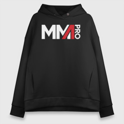 Женское худи Oversize хлопок MMA logo