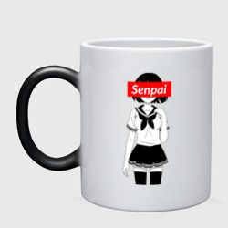 Кружка хамелеон Senpai girl