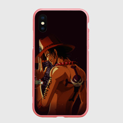 Чехол для iPhone XS Max матовый One Piece. Портгас Д. Эйс