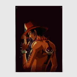 Постер One Piece. Портгас Д. Эйс