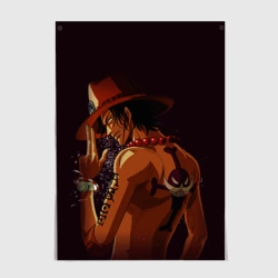 Постер One Piece. Портгас Д. Эйс