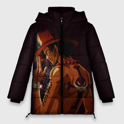 Женская зимняя куртка Oversize One Piece. Портгас Д. Эйс
