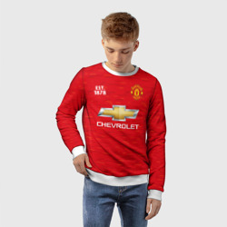 Детский свитшот 3D Manchester united 20-21 - home - фото 2