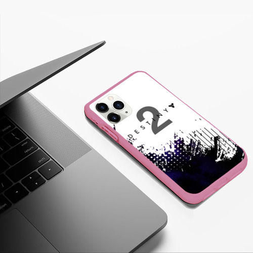 Чехол для iPhone 11 Pro Max матовый Destiny 2: beyond light, цвет малиновый - фото 5