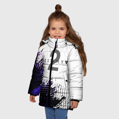 Зимняя куртка для девочек 3D Destiny 2: beyond light, цвет черный - фото 3
