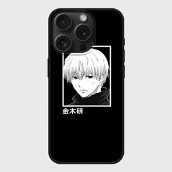 Чехол силиконовый для Apple iPhone 15 Pro матовый Кен Канеки