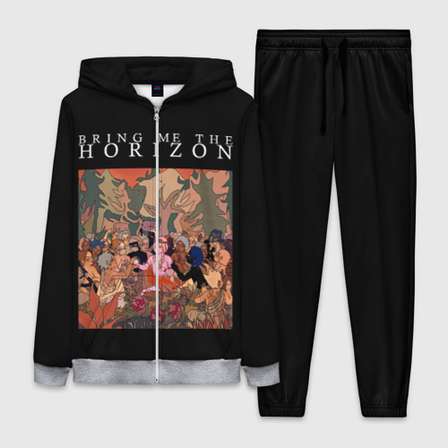 Женский костюм 3D Bring me the horizon, цвет меланж