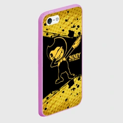 Чехол для iPhone 5/5S матовый Bendy and the Ink machine - фото 2