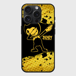 Чехол силиконовый для Apple iPhone 15 Pro матовый Bendy and the Ink machine