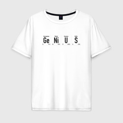 Мужская футболка хлопок Oversize Genius