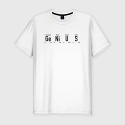 Мужская футболка хлопок Slim Genius