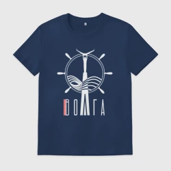 Мужская футболка хлопок Волга