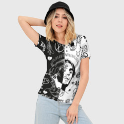 Женская футболка 3D Slim LIL Peep - фото 2