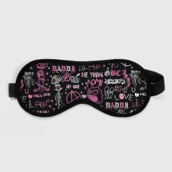 Маска для сна 3D LIL Peep паттерн