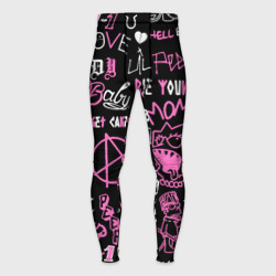 Мужские тайтсы 3D LIL Peep паттерн