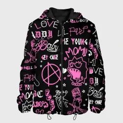 Мужская куртка 3D LIL Peep паттерн