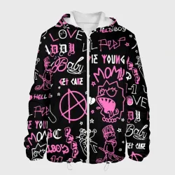 Мужская куртка 3D LIL Peep паттерн