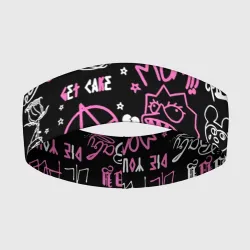 Повязка на голову 3D LIL Peep паттерн
