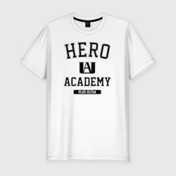 Мужская футболка хлопок Slim Моя геройская академия - My Hero Academy - Plus Ultra