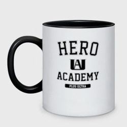 Кружка двухцветная Моя геройская академия - My Hero Academy - Plus Ultra