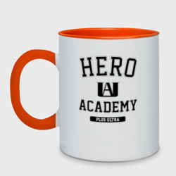 Кружка двухцветная Моя геройская академия - My Hero Academy - Plus Ultra