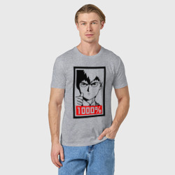 Мужская футболка хлопок Mob psycho 1000% - фото 2