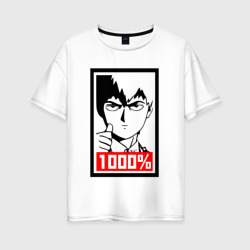 Женская футболка хлопок Oversize Mob psycho 1000%