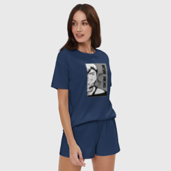 Женская пижама с шортиками хлопок Эйкити Онидзука - фото 2
