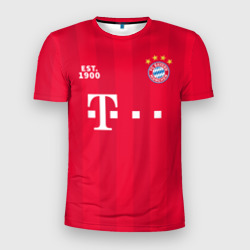 Мужская футболка 3D Slim Bayern 20-21 - домашняя