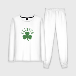 Женская пижама с лонгсливом хлопок Boston Celtics