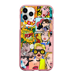 Чехол для iPhone 11 Pro Max матовый Pop Art