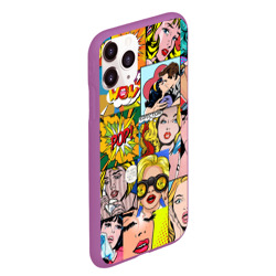 Чехол для iPhone 11 Pro Max матовый Pop Art - фото 2