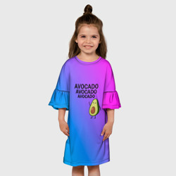 Детское платье 3D Авокадо - фото 2