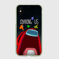 Чехол для iPhone XS Max матовый Among Us