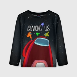 Детский лонгслив 3D Among Us