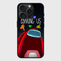Чехол силиконовый для Apple iPhone 15 Pro матовый Among Us
