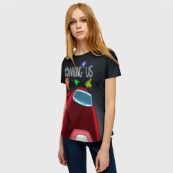 Женская футболка 3D Among Us - фото 2