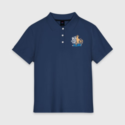 Женское поло хлопок Все будут ездить на эндуро!