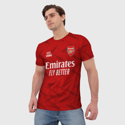Мужская футболка 3D Arsenal 20-21 - домашняя - фото 2