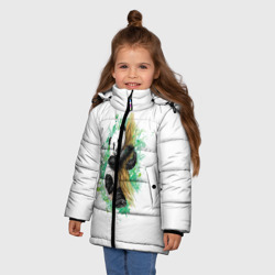 Зимняя куртка для девочек 3D Панда - фото 2