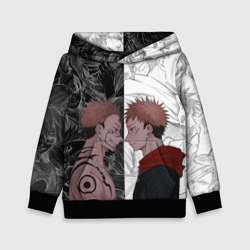 Детская толстовка 3D Jujutsu Kaisen Сукуна х Юдзи