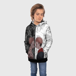 Детская толстовка 3D Jujutsu Kaisen Сукуна х Юдзи - фото 2