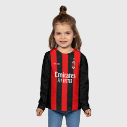 Детский лонгслив 3D AC Milan 20-21 - домашняя - фото 2