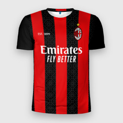 Мужская футболка 3D Slim AC Milan 20-21 - домашняя