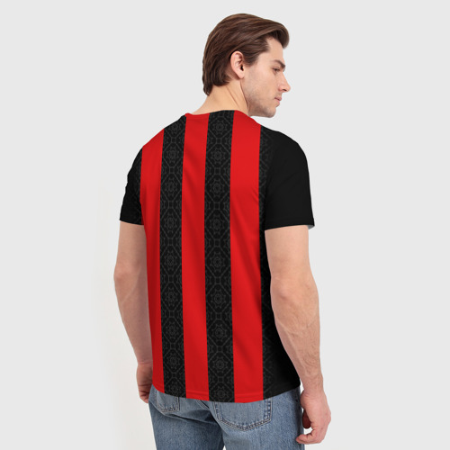 Мужская футболка 3D AC Milan 20-21 - домашняя - фото 4