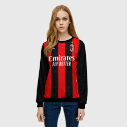 Женский свитшот 3D AC Milan 20-21 - домашняя - фото 2